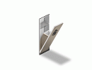 Beige Clickable Garbage Bin AD2020