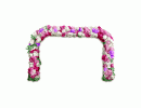 White Rustling Door Frame Flowers ER2022