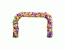Cream Rustling Door Frame Flowers ER2022