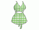 Green Gingham Lovely Spring Romper EMA2024 Copy