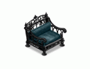 Dark Teal Gothic Patio Armchair BN2025